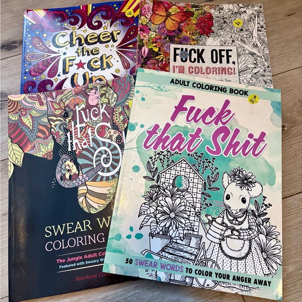 Adult Coloring Books with Swear Words